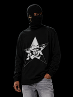 Undervish Star Graphic Long Sleeve Tee — Gothic Dove Band Shirt