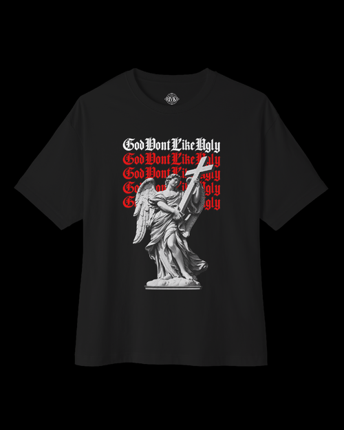 God Don’t Like Ugly Statue Gothic Tee