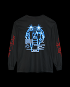 Long Sleeve T-Shirt — Futuristic Angel Halo Graphic
