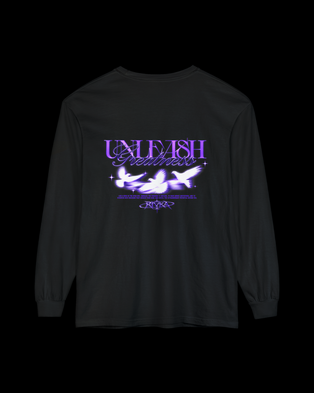 Undervish Star Graphic Long Sleeve Tee — Gothic Dove Band Shirt