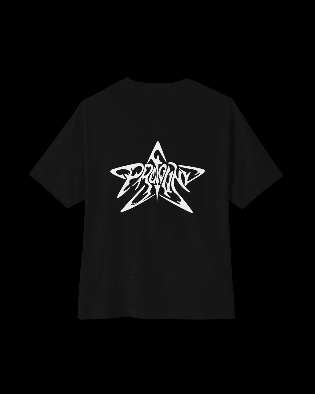 Boxy Tee — Abstract Blue Surfer Graphic - Rivka Wear
