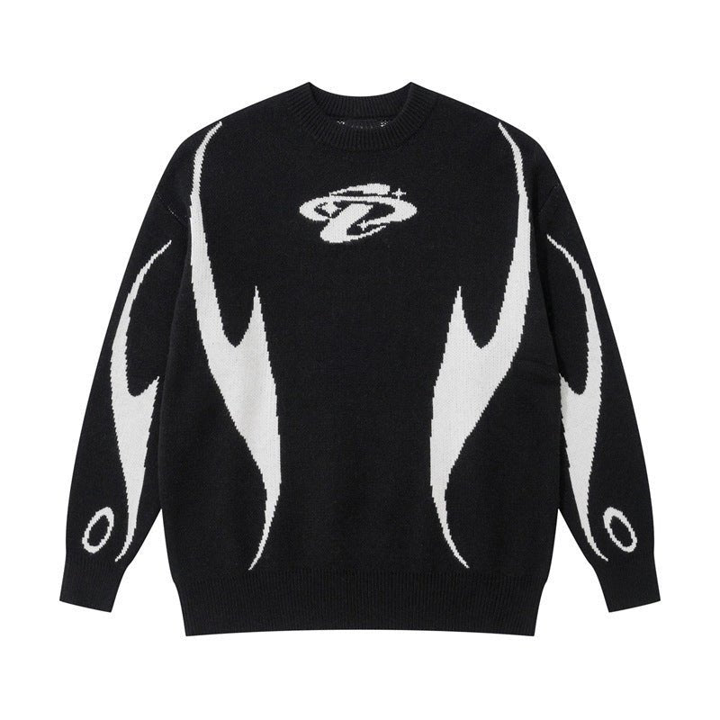 Casual Loose-Fit 3D Effect Pullover Sweater – Polyester Street Style Top - Rivka Wear