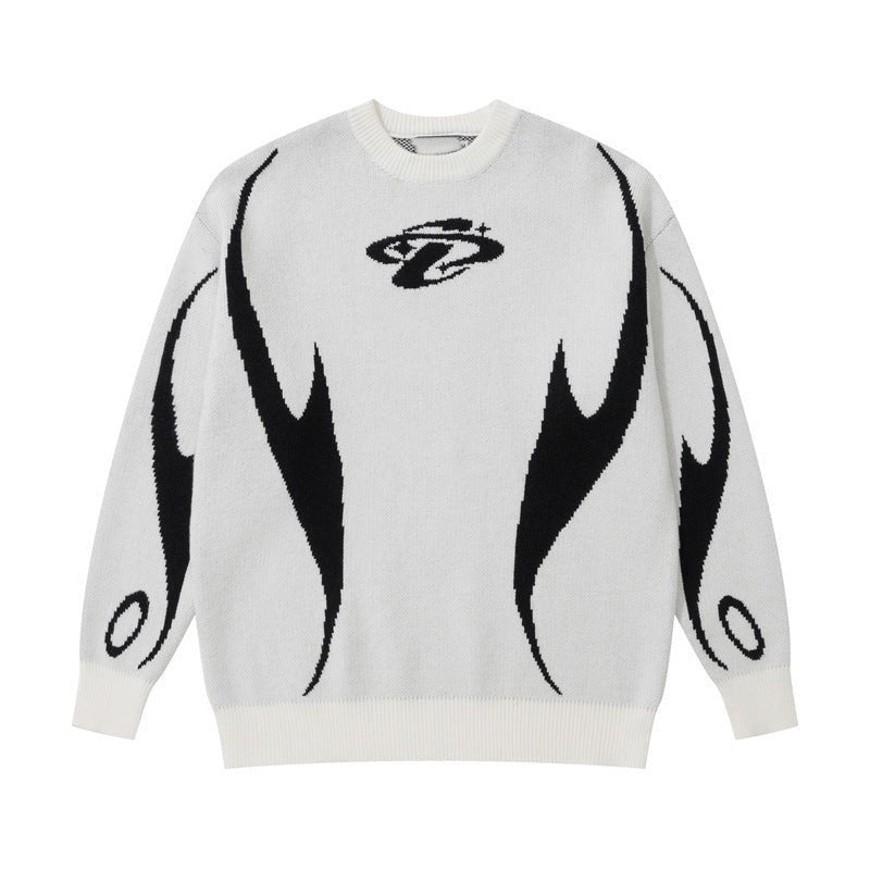 Casual Loose-Fit 3D Effect Pullover Sweater – Polyester Street Style Top - Rivka Wear