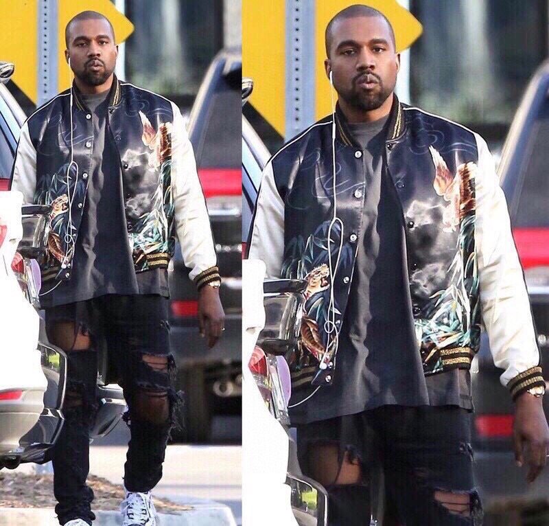 Kanye-Style High Street Baseball Jacket – Zip-Up Lapel Slim Fit Cotton Coat Unisex - Rivka Wear
