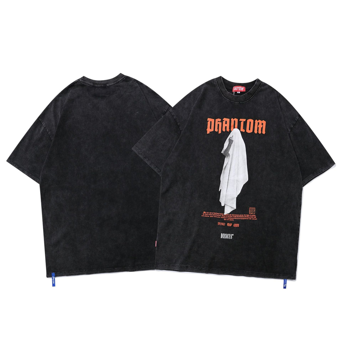 Loose-Fit Street Trendy Portrait Print Short Sleeve T-Shirt – 100% Cotton Round Neck Tee - Rivka Wear
