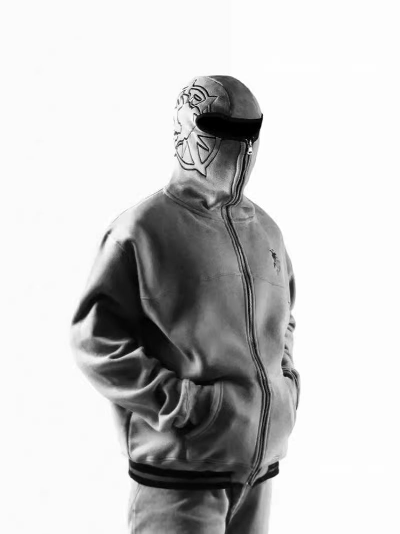 Men’s Shadow Pulse Oversized Streetwear Hoodie - Rivka Wear