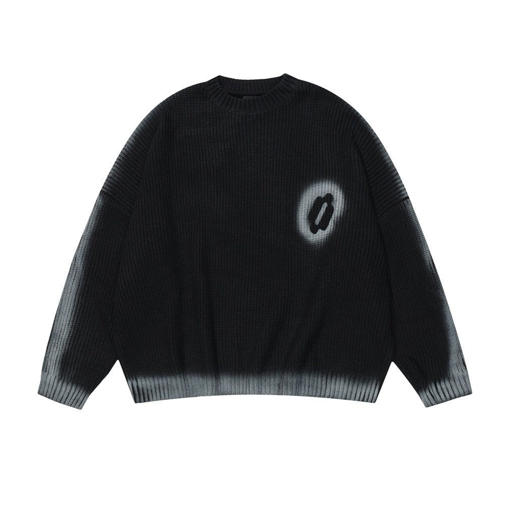 Personality Crewneck Sweater – Oversize Slouchy Street Fashion Knit - Rivka Wear