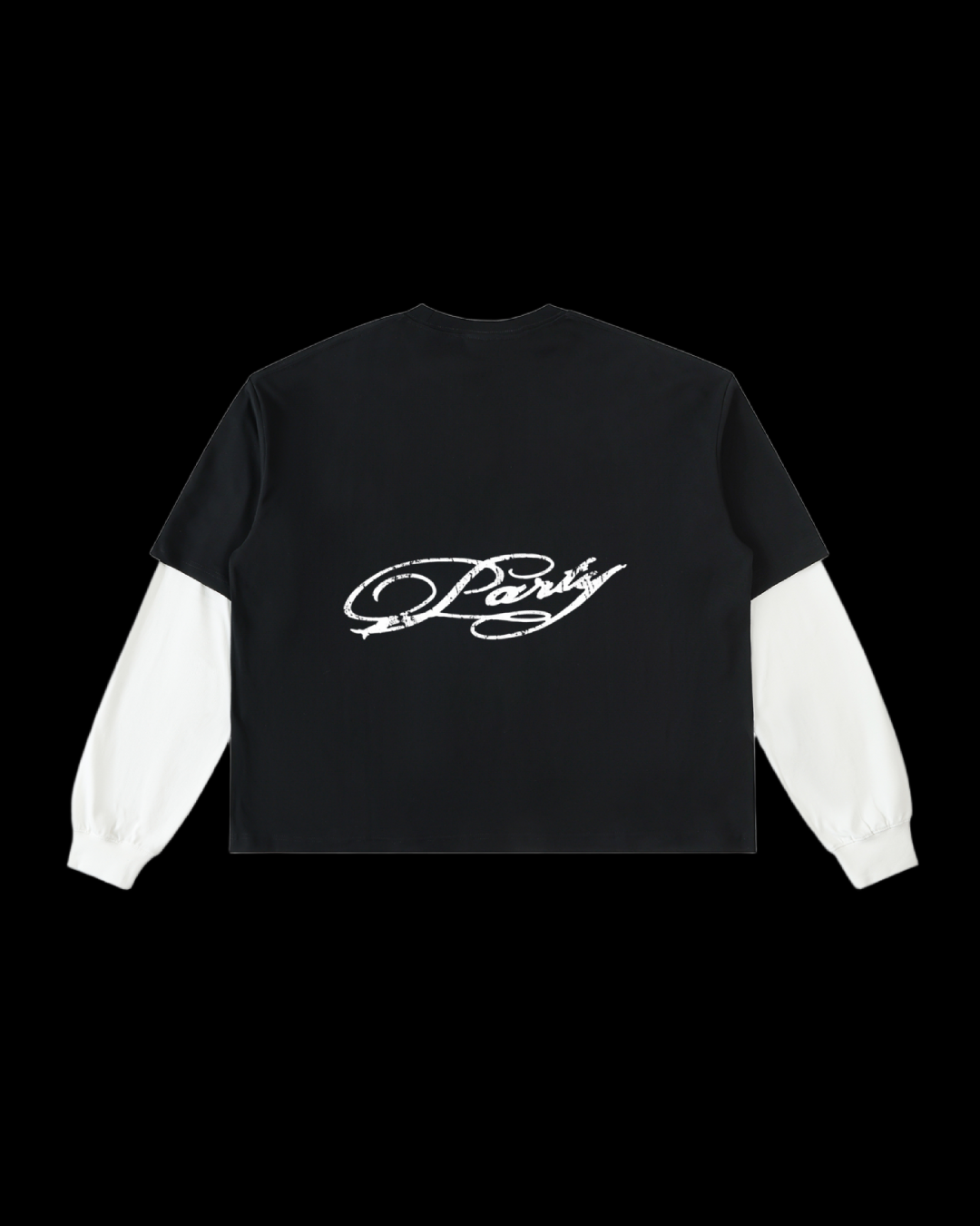 Rivka Originals - Contrast Sleeve Heavyweight Cotton Long Sleeve Tee