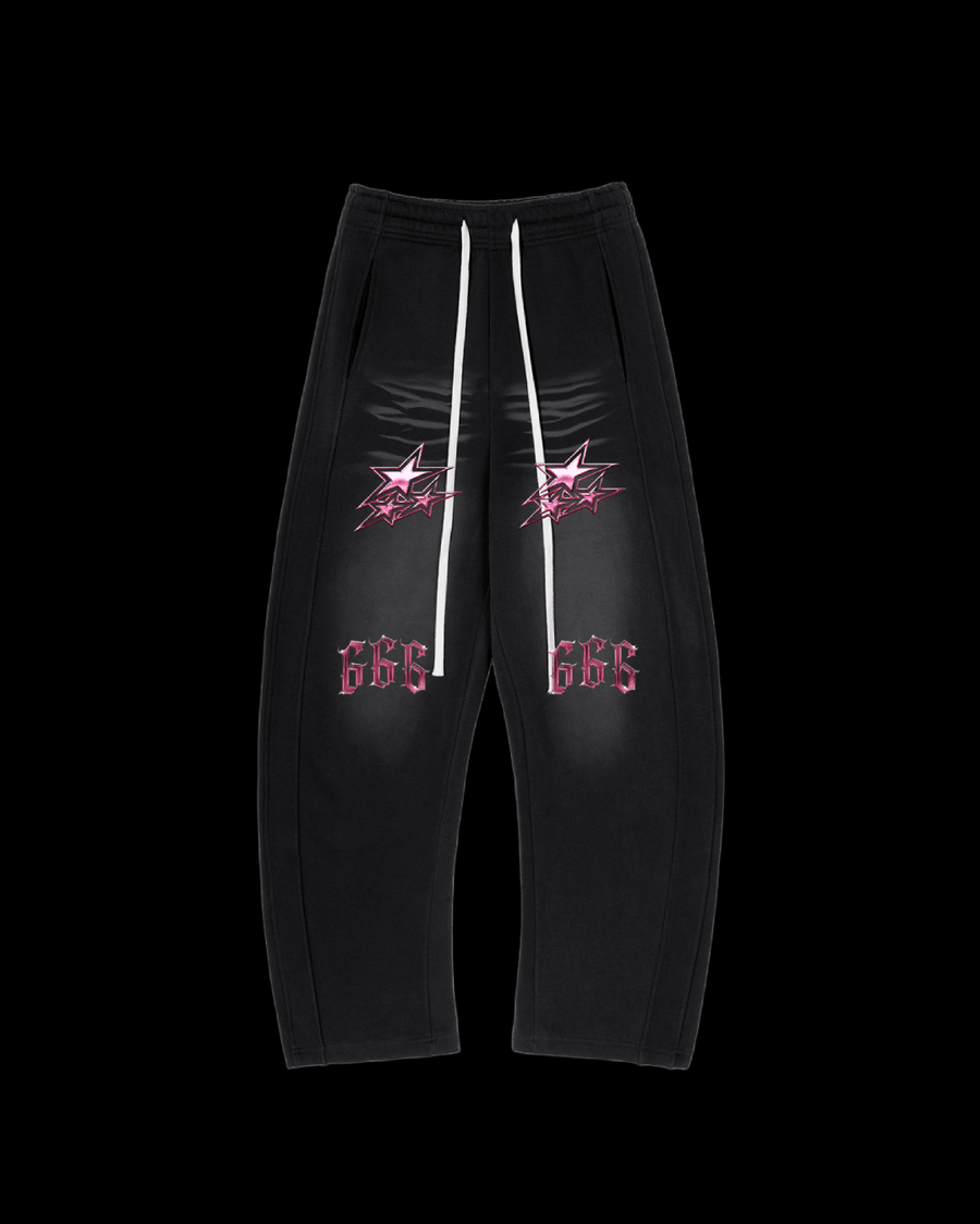 Rivka Woman | Sunfade Curved Blade Fleece Sweatpants - Rivka Wear